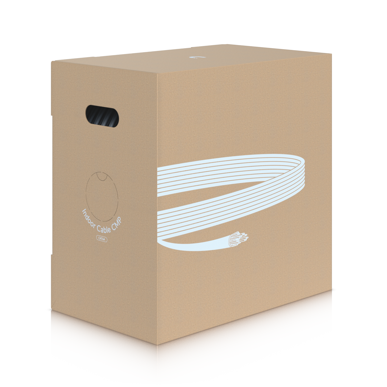 Ubiquiti UACC-Cable-C6A-CMP networking cable White 12007.9" (305 m) Cat6a U/UTP (UTP) - Image 1