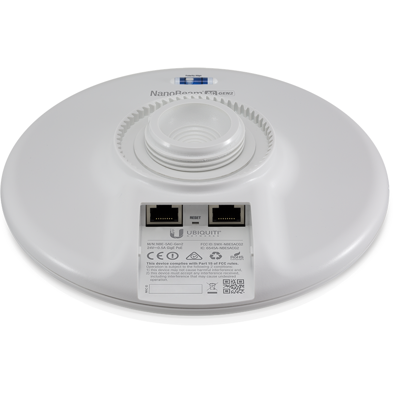 Ubiquiti Networks NanoBeam 5AC Gen 2 Network bridge 450 Mbit/s White (NBE-5AC-GEN2) - Image 5