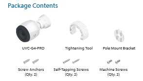 Ubiquiti Networks UVC-G4-PRO IP Security Camera Indoor & outdoor Bullet 3840 x 2160 pixels Ceiling/Wall/Pole (UVC-G4-PRO) - Image 2