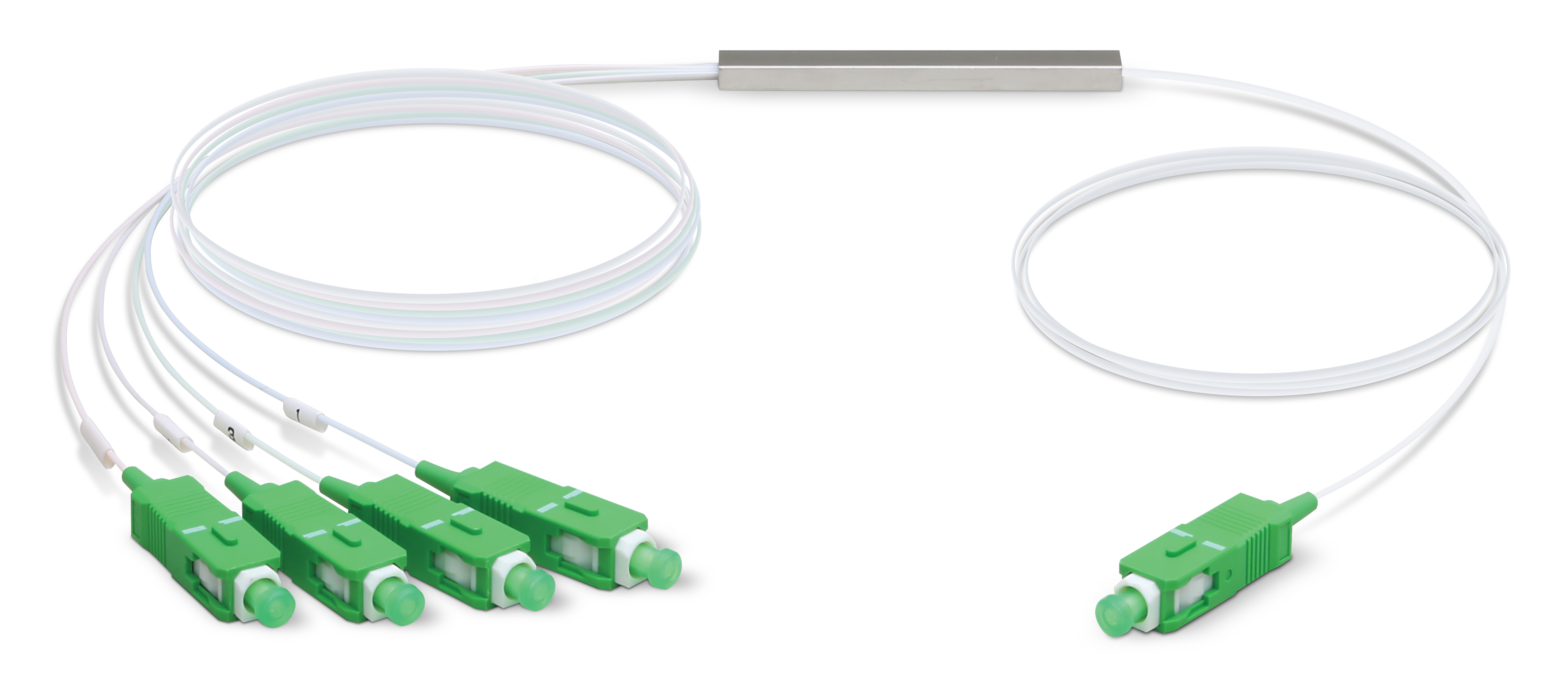 Ubiquiti Networks UF-SPLITTER-4 fibre optic cable 4.06 m SC/APC 4x SC/APC White - Image 1