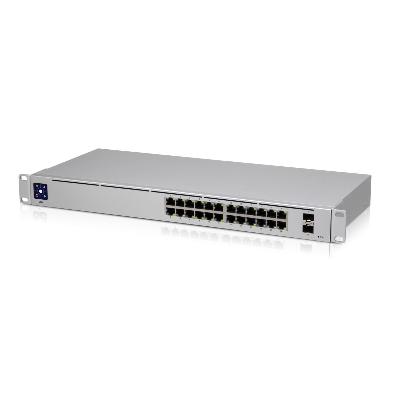 Ubiquiti Networks UniFi USW-24 Network Switch Managed L2 Gigabit Ethernet (10/100/1000) Silver (USW-24) - Image 1