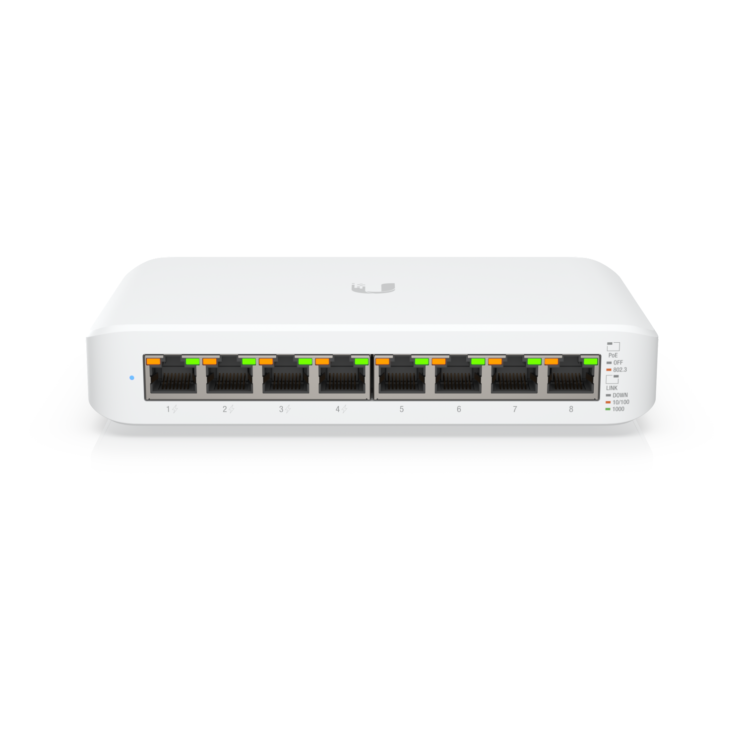 Ubiquiti Networks UniFi Switch Lite 8 PoE Managed L2 Gigabit Ethernet (10/100/1000) Power over Ethernet (PoE) (USW-LITE-8-POE) - Image 1