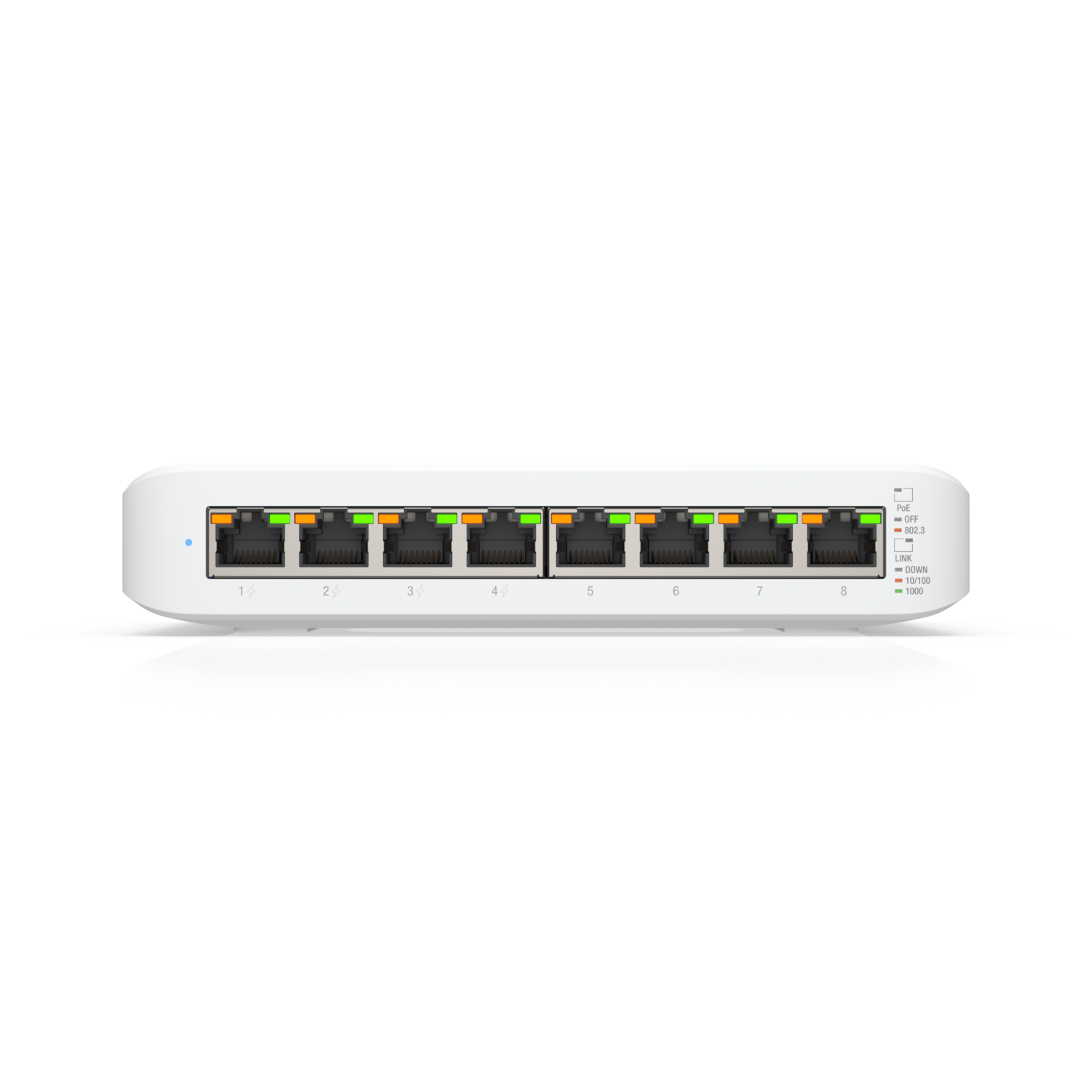 Ubiquiti Networks UniFi Switch Lite 8 PoE Managed L2 Gigabit Ethernet (10/100/1000) Power over Ethernet (PoE) (USW-LITE-8-POE) - Image 2