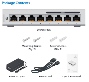 Ubiquiti Switch smart managed Layer2 8 Port • 8x GbE • PoE Budget 48W • 4x PoE af • Desktop • Lüfterlos • UniFi • US-8-60W - Image 4