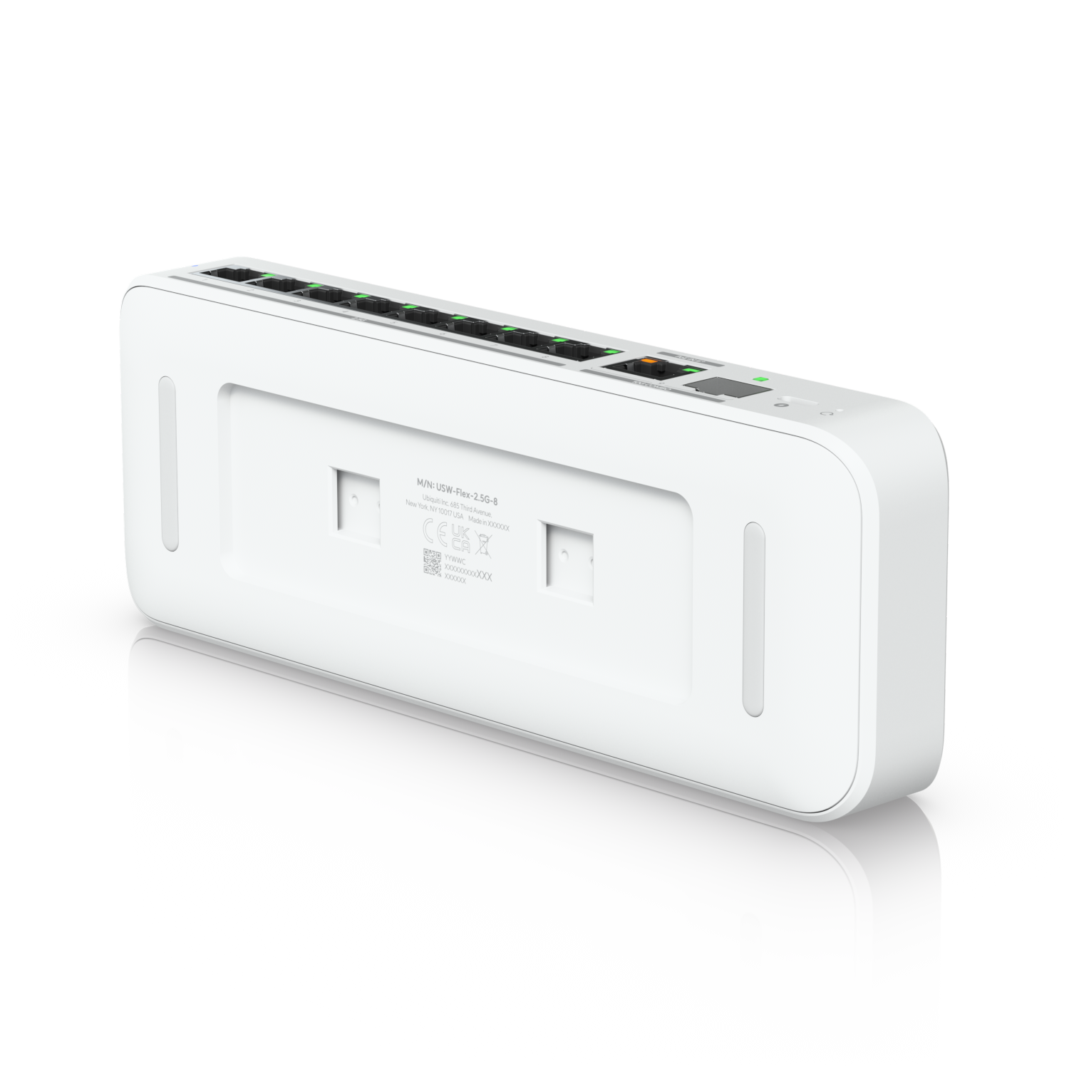 Ubiquiti Switch smart managed Layer2 9 Port • 8x 2,5 GbE • 1x 10 GbE PoE at In • Desktop • Lüfterlos • UniFi • USW-Flex-2.5G-8 - Image 5