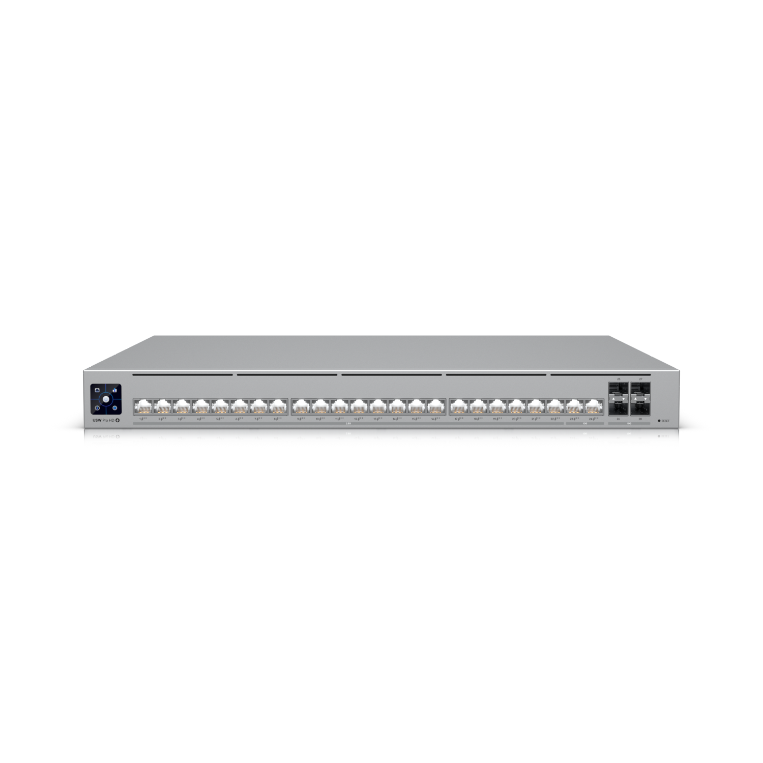 Ubiquiti UniFi Pro HD 24 PoE Managed L2/L3 2.5G Ethernet (100/1000/2500) Power over Ethernet (PoE) 1U Gray - Image 1