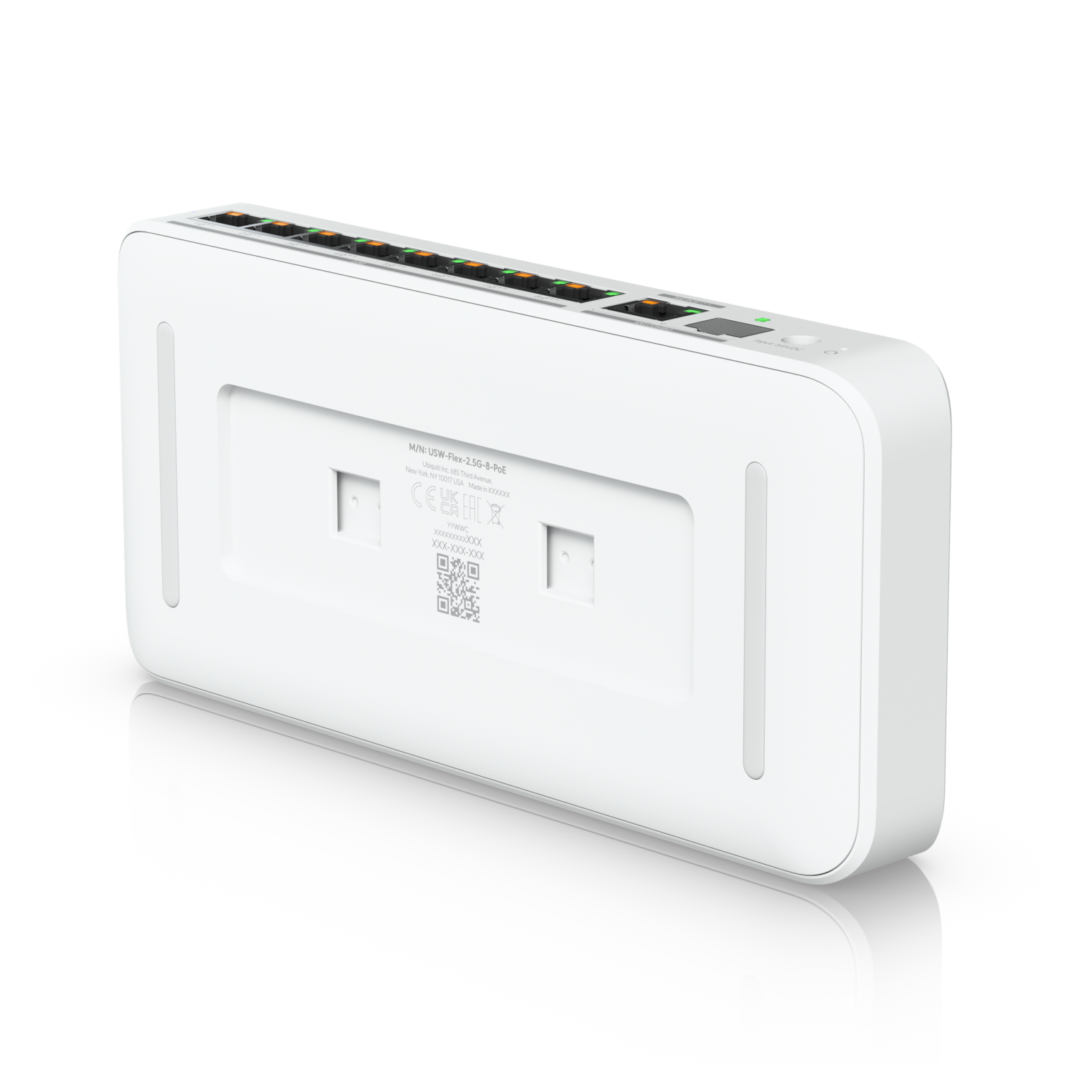 Ubiquiti UniFi Flex 2.5G PoE Managed L2 2.5G Ethernet (100/1000/2500) Power over Ethernet (PoE) Desktop/Wall-Mounting White - Image 5