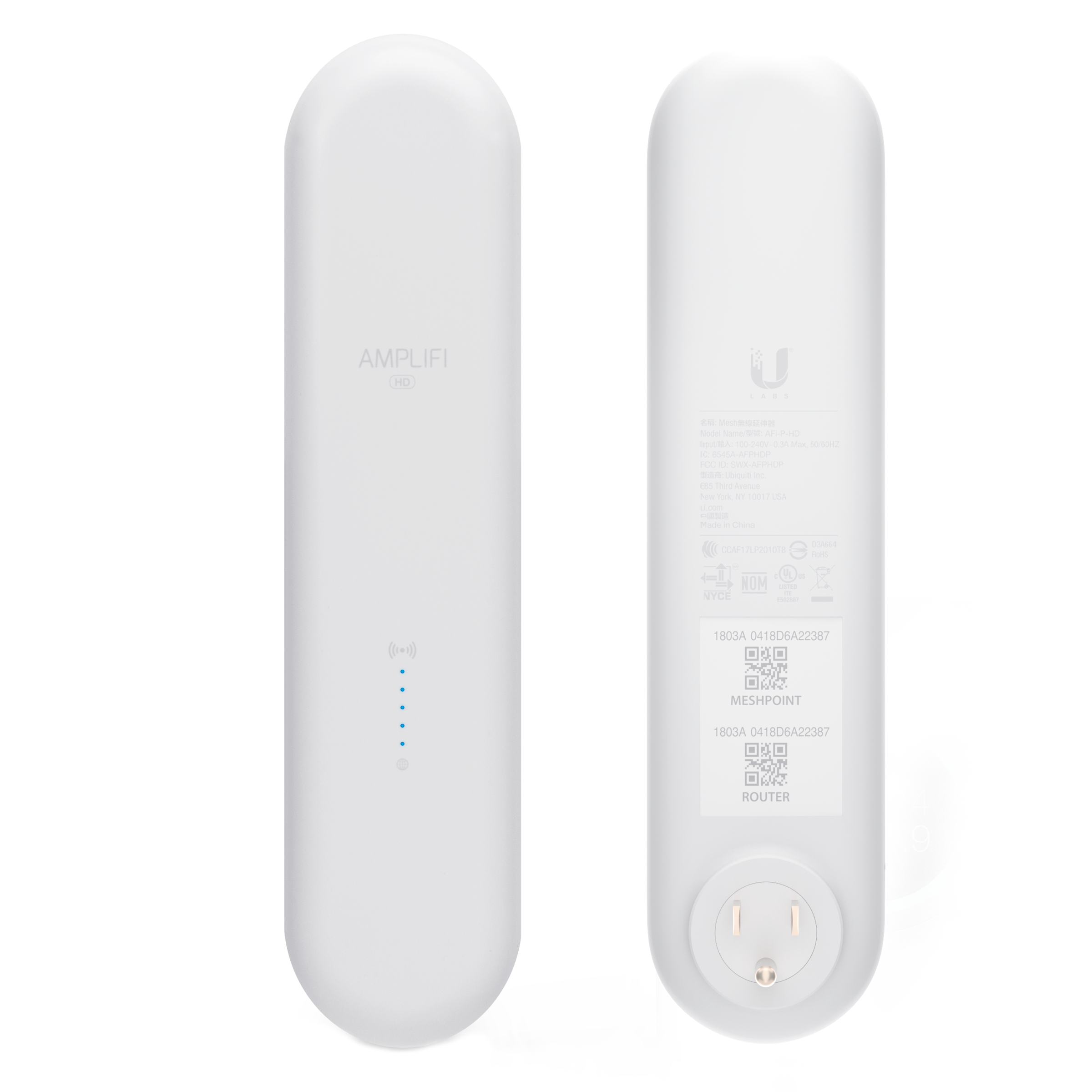 Ubiquiti AmpliFi HD wireless router Gigabit Ethernet Dual-band (2.4 GHz / 5 GHz) White (AFI-HD) - Image 4