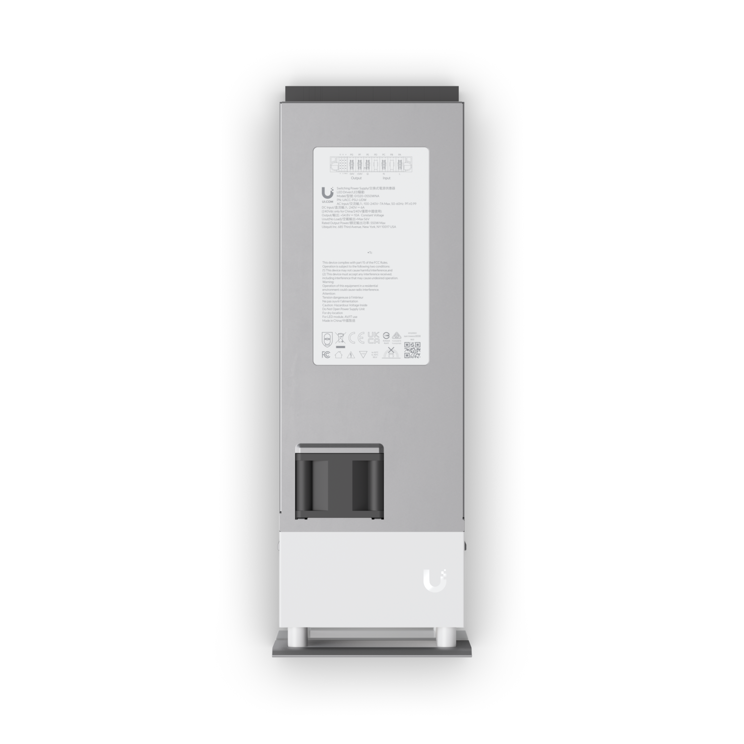 Ubiquiti UACC-PSU-UDW DreamWall 550W Power Module for PoE power capacity expansion and redundancy - Image 1
