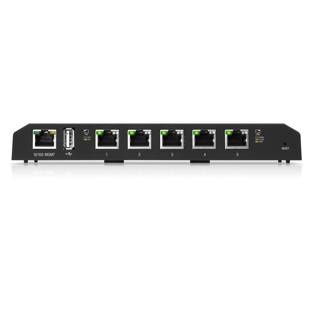 Ubiquiti EdgeSwitch 5 / Pro / 5 Gigabit RJ45 Ports / 24V Passive POE / ES-5XP - Image 2