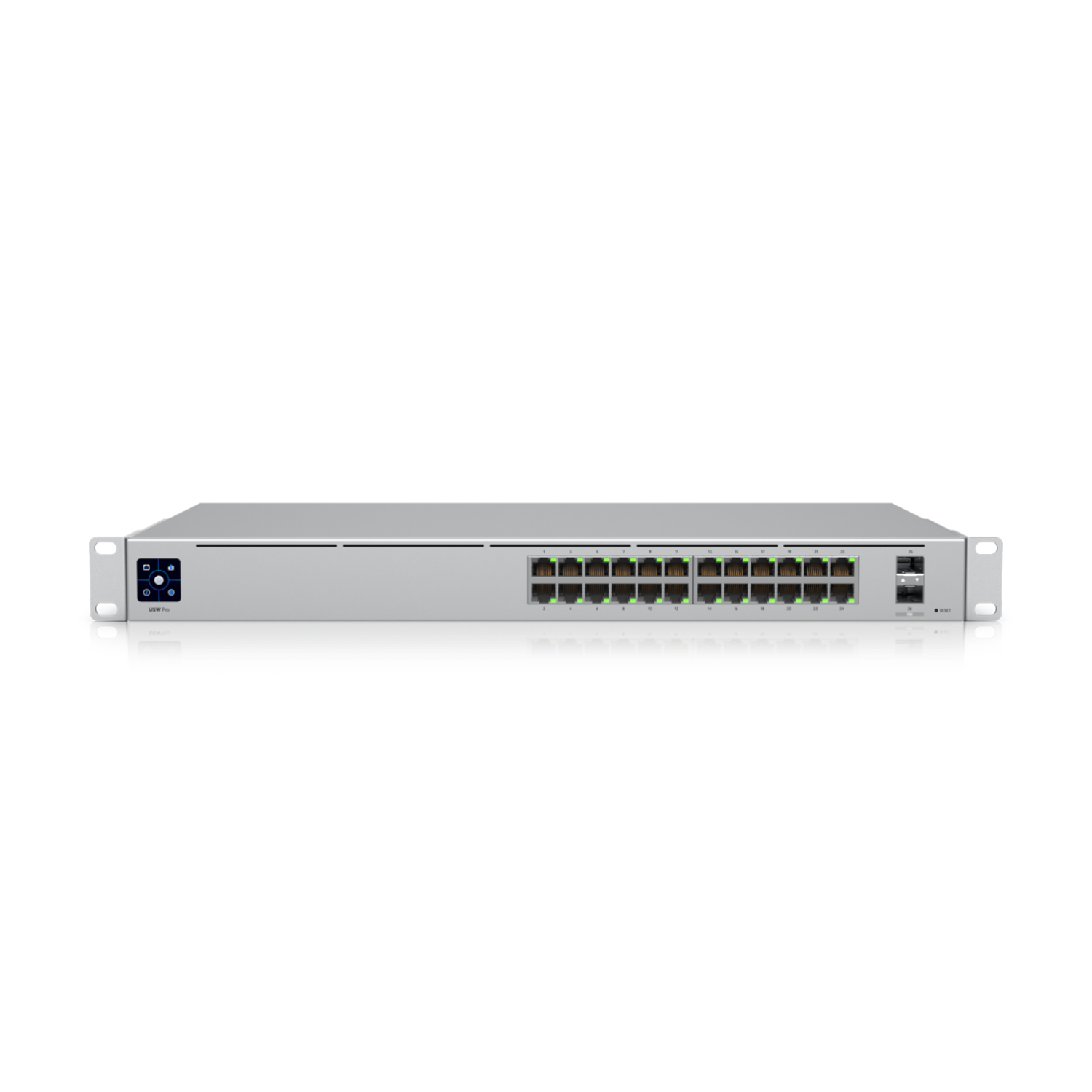 Ubiquiti Switch full managed Layer3 26 Port &bull; 24x GbE &bull; 2x SFP+ &bull; 19" &bull; Lüfterlos &bull; UniFi &bull; USW-Pro-24 - Image 1