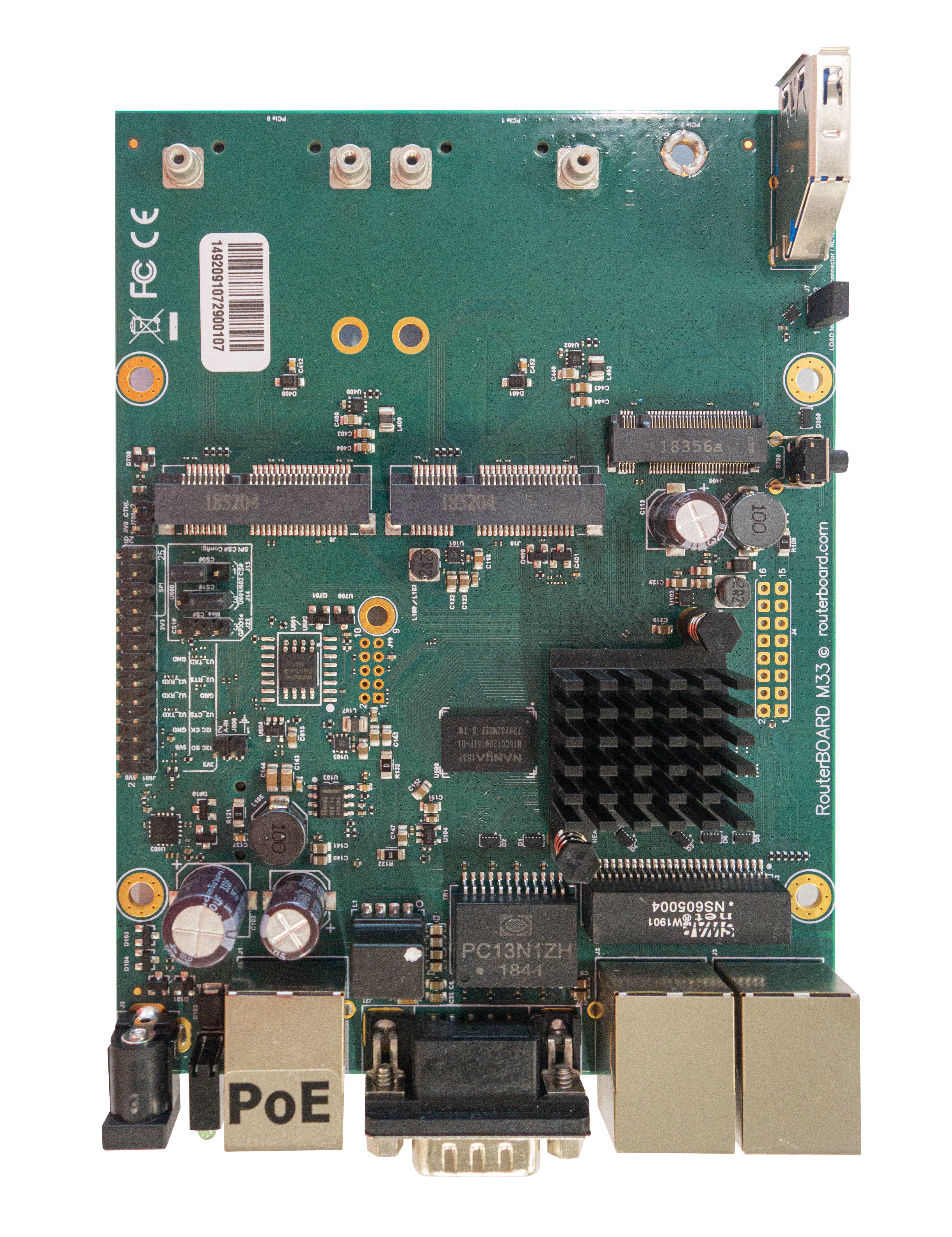 Mikrotik RBM33G wired router Black, Green, Grey (RBM33G) - Image 1