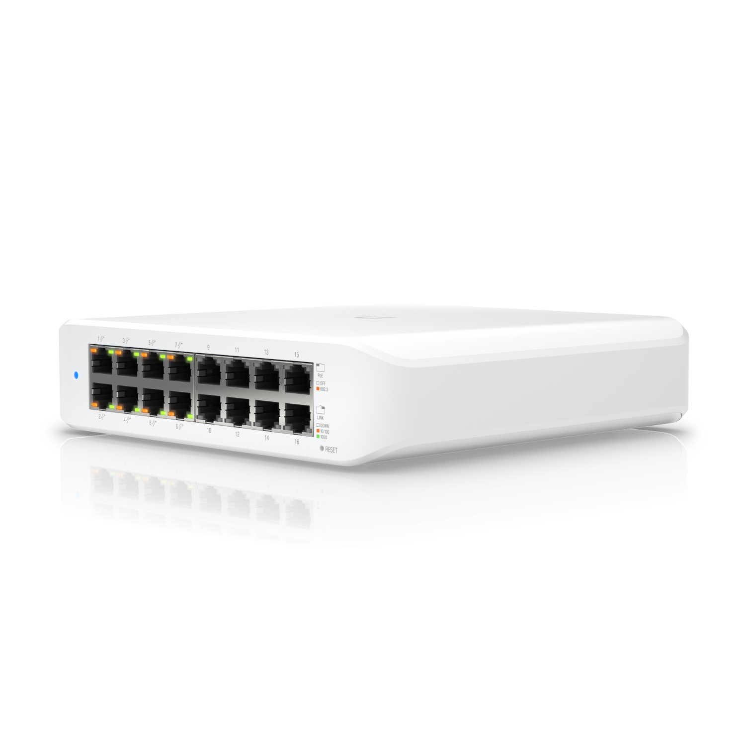 Ubiquiti USW-LITE-16-POE Networks UniFi Switch Lite 16 PoE L2 Gigabit Ethernet (10/100/1000) Power over Ethernet (PoE) White - Image 1