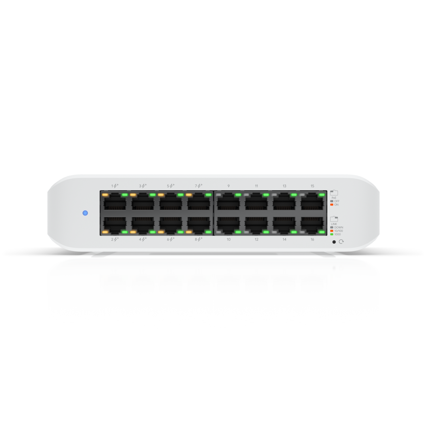 Ubiquiti USW-LITE-16-POE Networks UniFi Switch Lite 16 PoE L2 Gigabit Ethernet (10/100/1000) Power over Ethernet (PoE) White - Image 2
