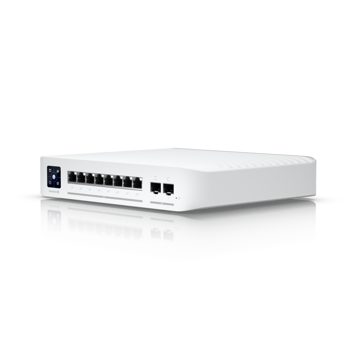 Ubiquiti USW-ENTERPRISE-8-POE Networks UniFi Enterprise 8 PoE Managed L3 2.5G Ethernet (100/1000/2500) Power over Ethernet (PoE) Stainless steel - Image 1