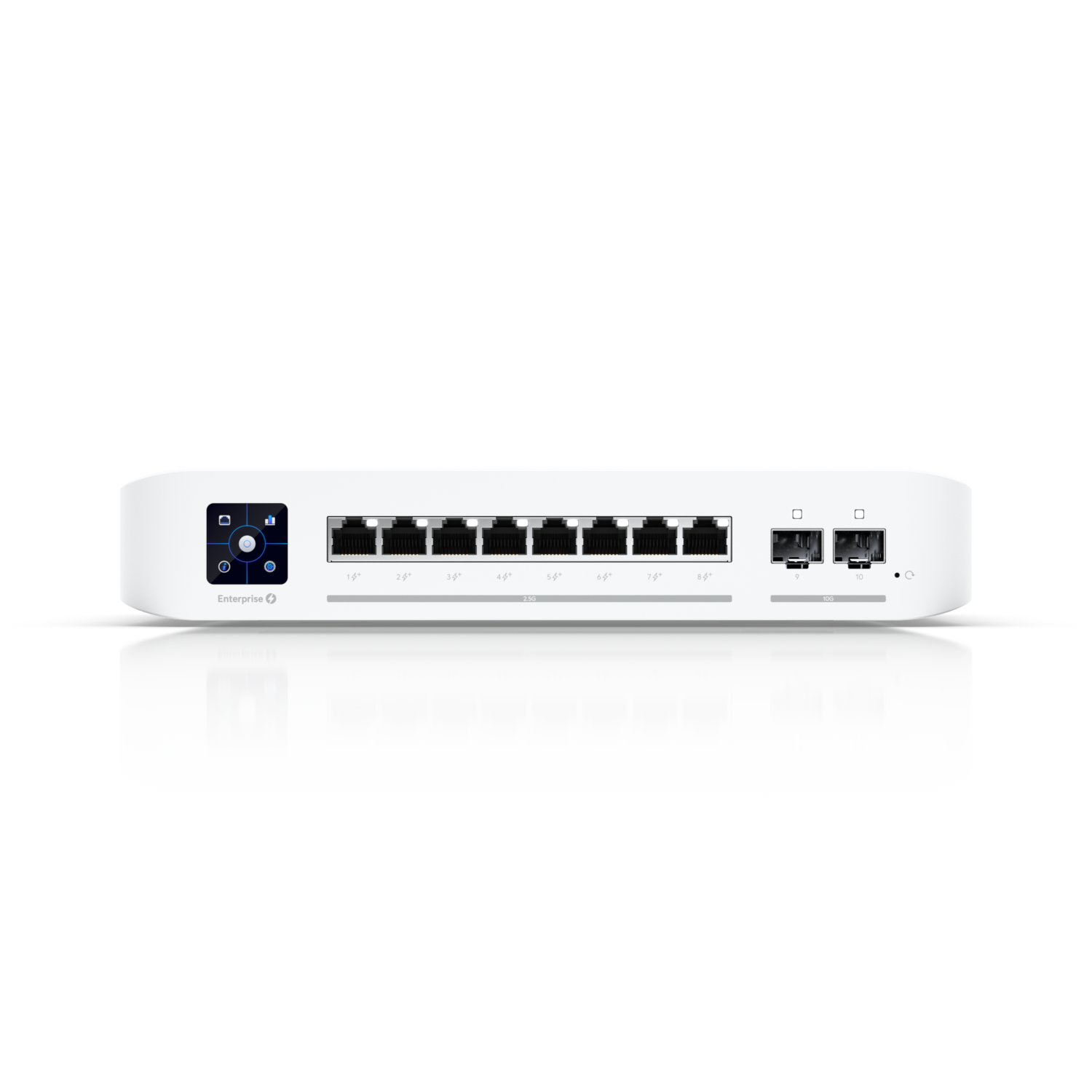Ubiquiti USW-ENTERPRISE-8-POE Networks UniFi Enterprise 8 PoE Managed L3 2.5G Ethernet (100/1000/2500) Power over Ethernet (PoE) Stainless steel - Image 2
