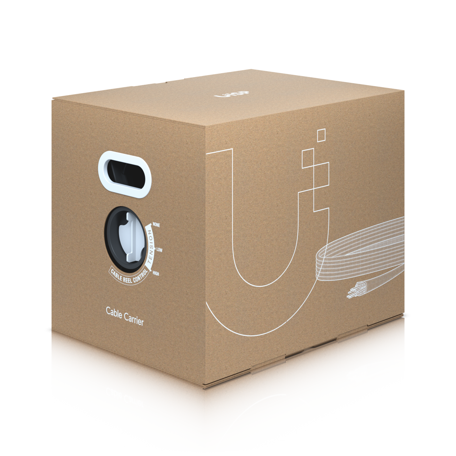 Ubiquiti UISP-CABLE-CARRIER Networks UISP Cable Carrier networking cable 305 m Cat5e - Image 1