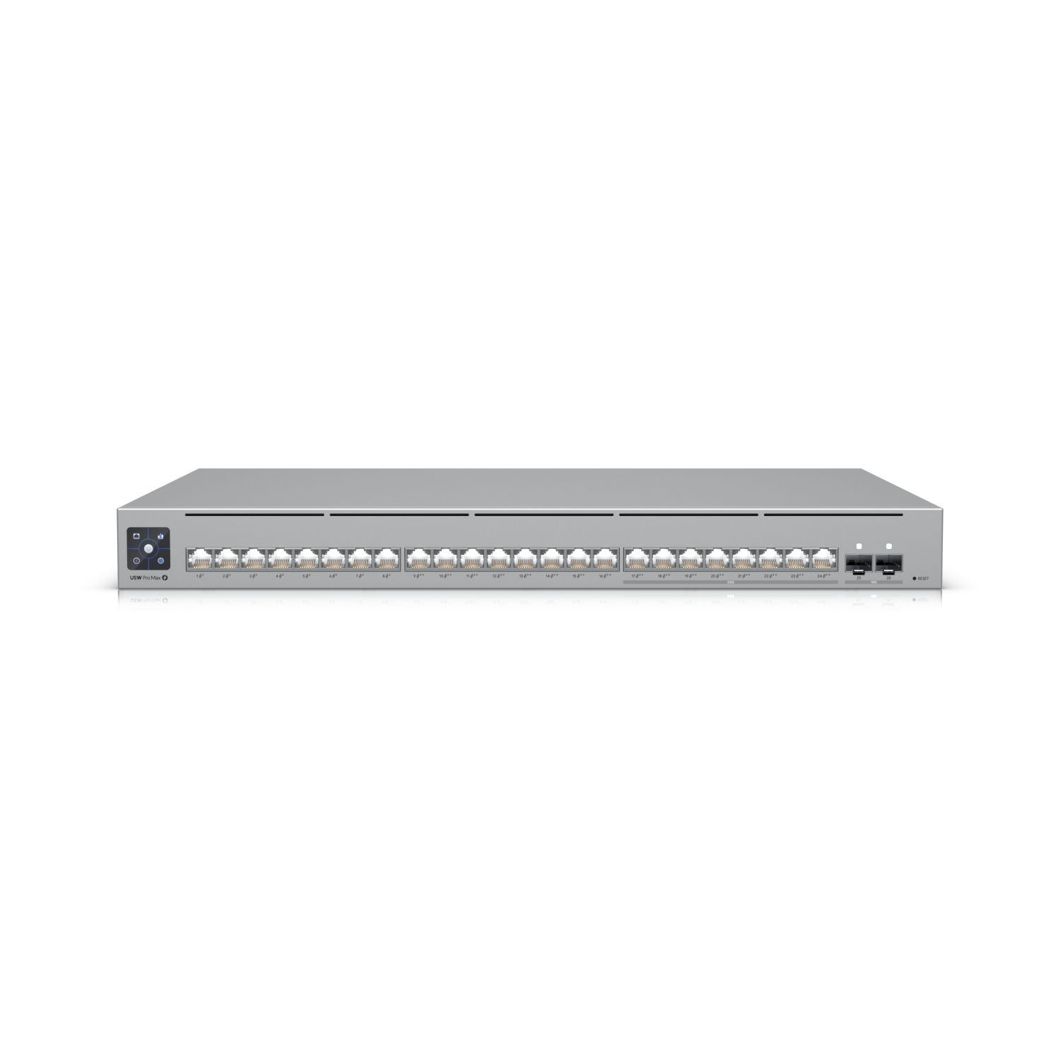 Ubiquiti USW-Pro-Max-24-PoE UniFi 24 port multi-gigabit PoE++ switch, with layer3 features and etherlighting - Image 1