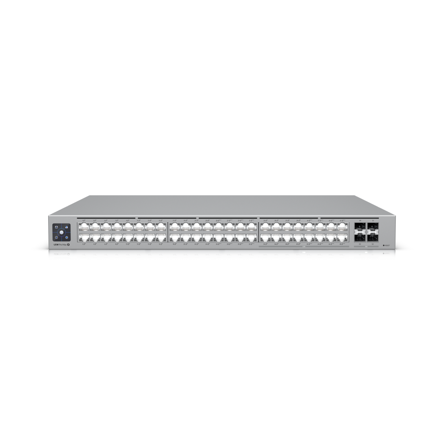 Ubiquiti USW-Pro-Max-48-PoE UniFi 48 port multi-gigabit PoE++ switch, with layer3 features and etherlighting - Image 1