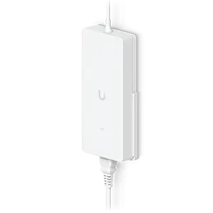 An AC power adapter delivers 