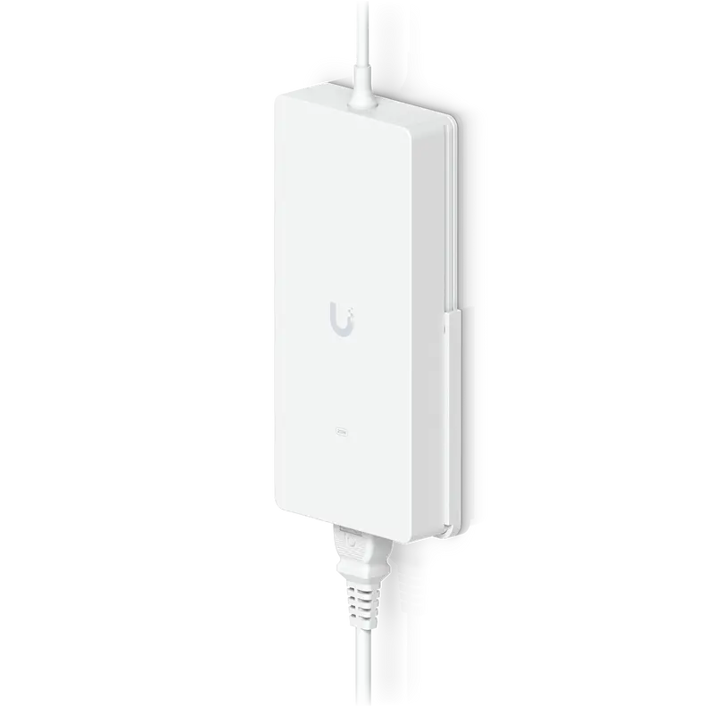 An AC power adapter delivers