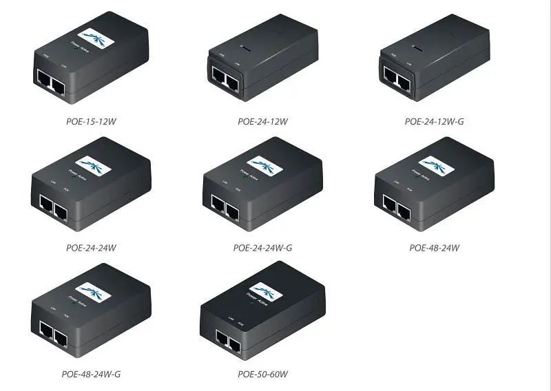 PoE Injector, 24VDC, 12W