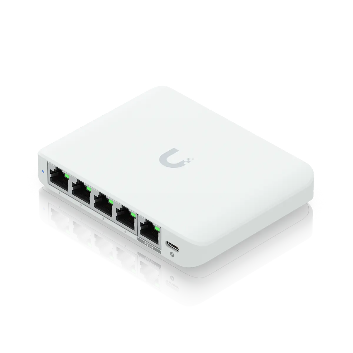 Compact, 5-port 2.5G switch 
