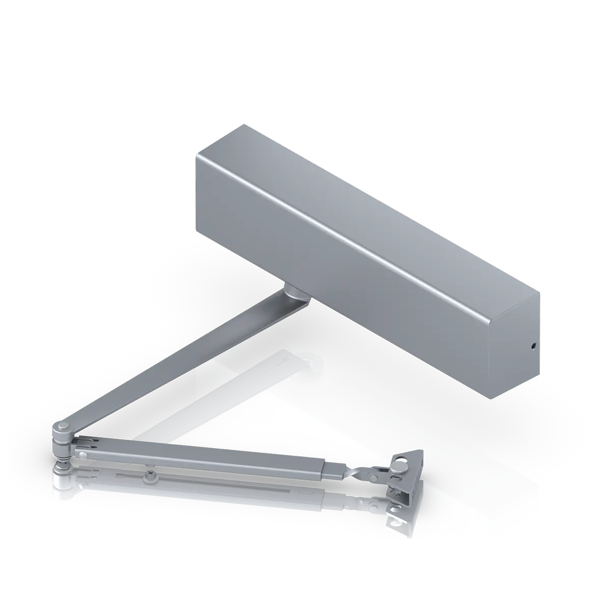 A mechanical door closer that 