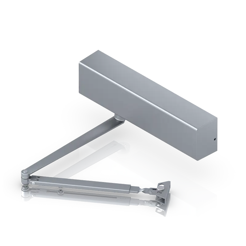 A mechanical door closer that