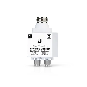 Ubiquiti Networks AF-11-DUP-L fibre optic adapter 1 pc(s) Silver, White