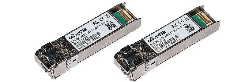 Pair of bidirectional SFP 1G