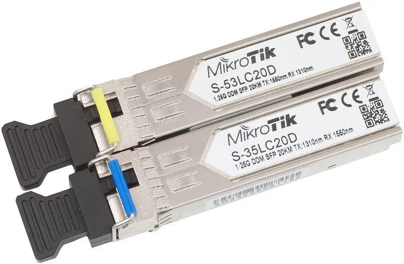 Pair of SFP modules, S-35LC20D