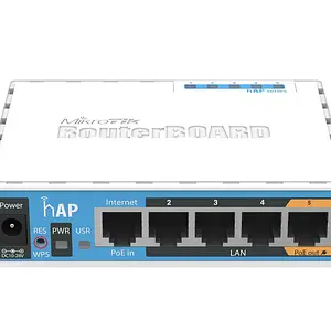 hAP with 650MHz CPU, 64MB RAM,