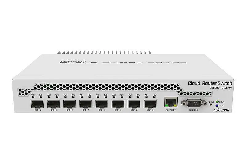 Crs309-1G-8S+ Managed Gigabit