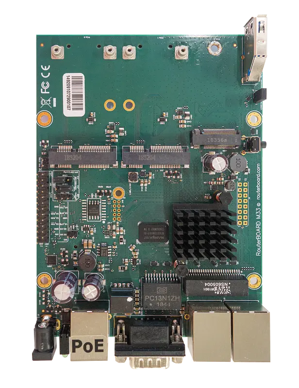 Mikrotik RBM33G wired router Black, Green, Grey (RBM33G)