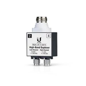 Ubiquiti Networks AF-11-DUP-H fibre optic adapter 1 pc(s) Black, Silver, White
