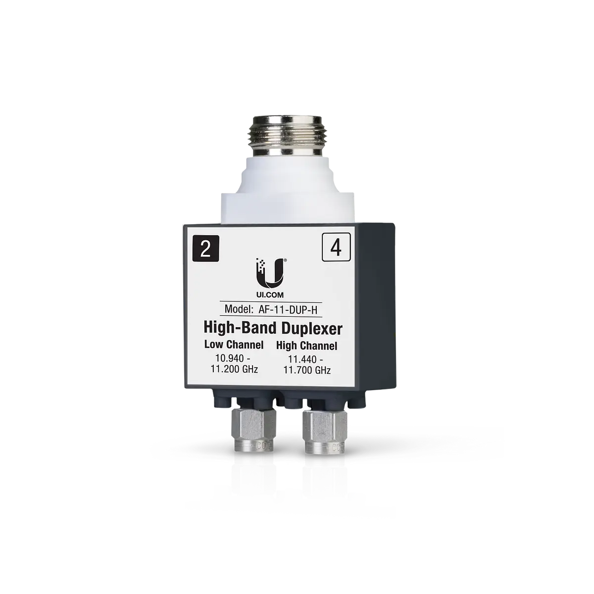 Ubiquiti Networks AF-11-DUP-H fibre optic adapter 1 pc(s) Black, Silver, White