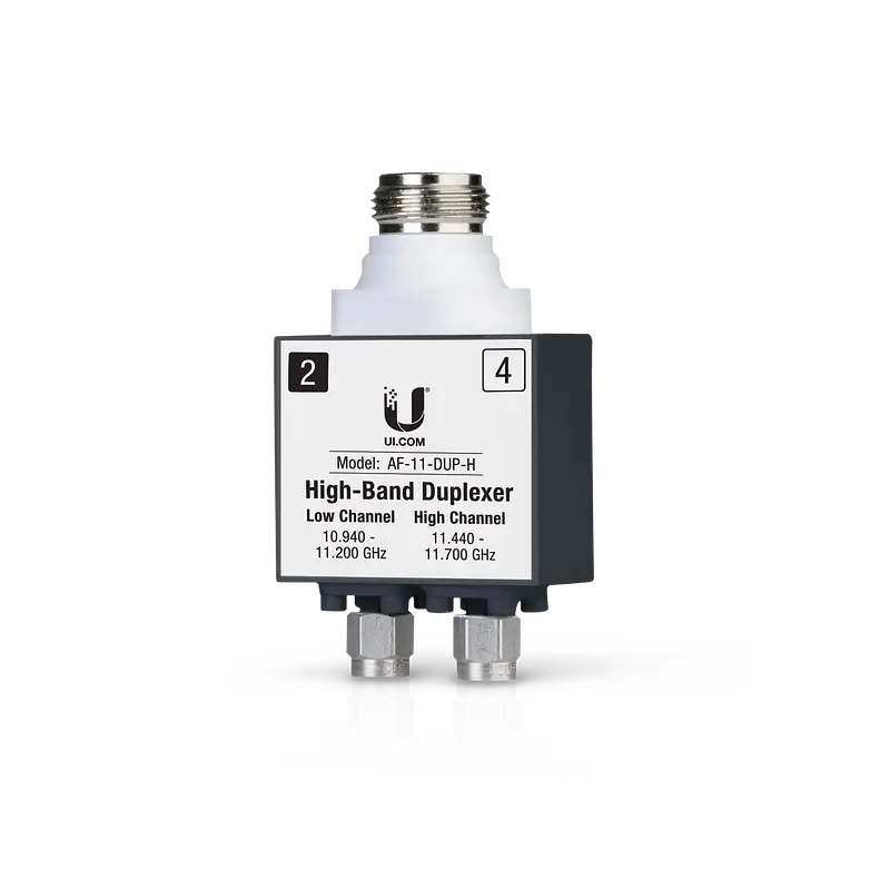 Ubiquiti Networks AF-11-DUP-H fibre optic adapter 1 pc(s) Black, Silver, White